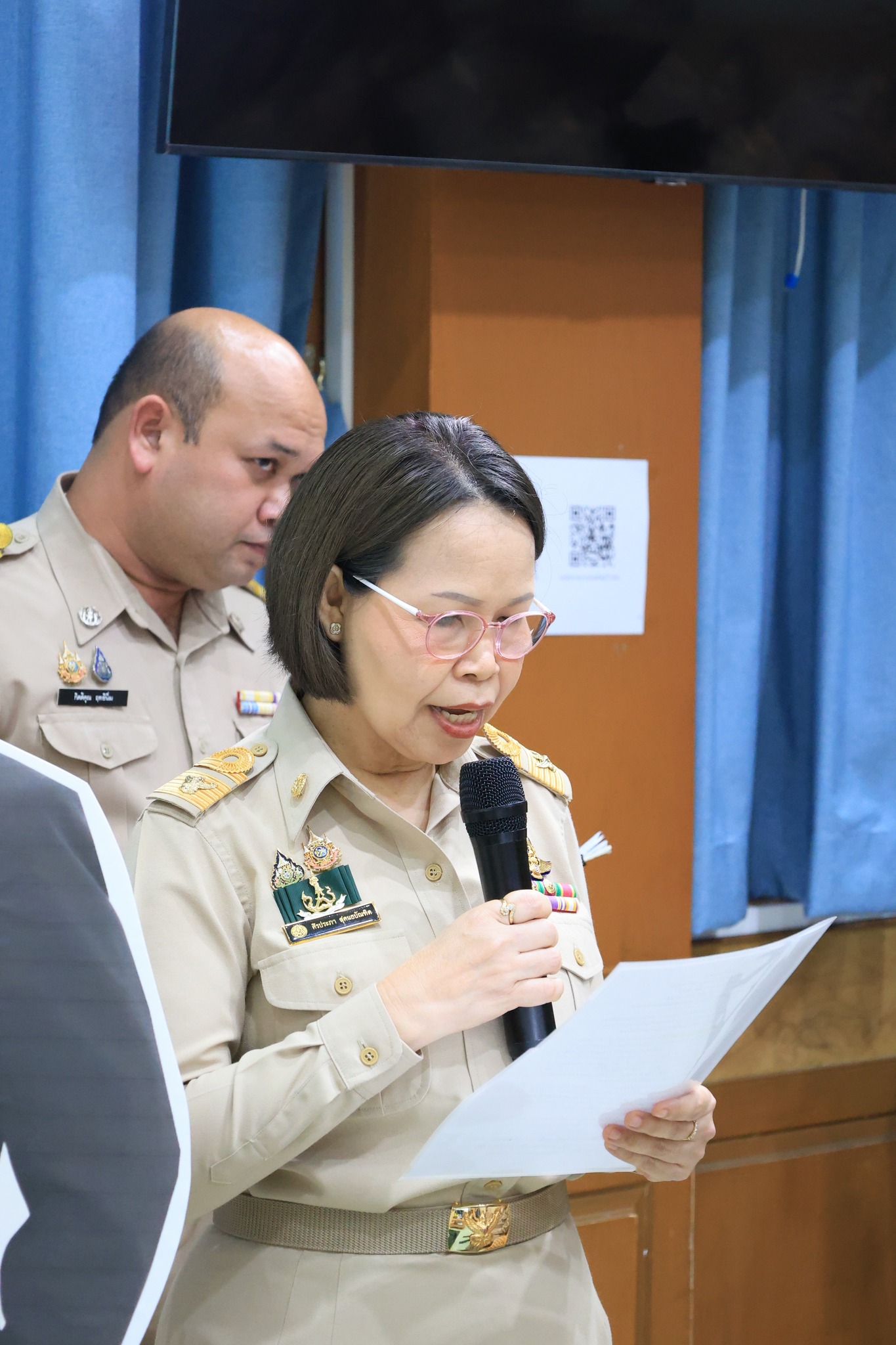 title - เลขาธิการ ส.ป.ก. นำทีมผู้บริหาร และเจ้าหน้าที่ ส.ป.ก. ประกาศเจตนารมณ์ตามนโยบาย No Gift Policy( วันที่ 6 มีนาคม 2569)